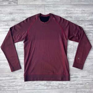 Lululemon Men’s Engineered Warmth Long Sleeve Size M - Red